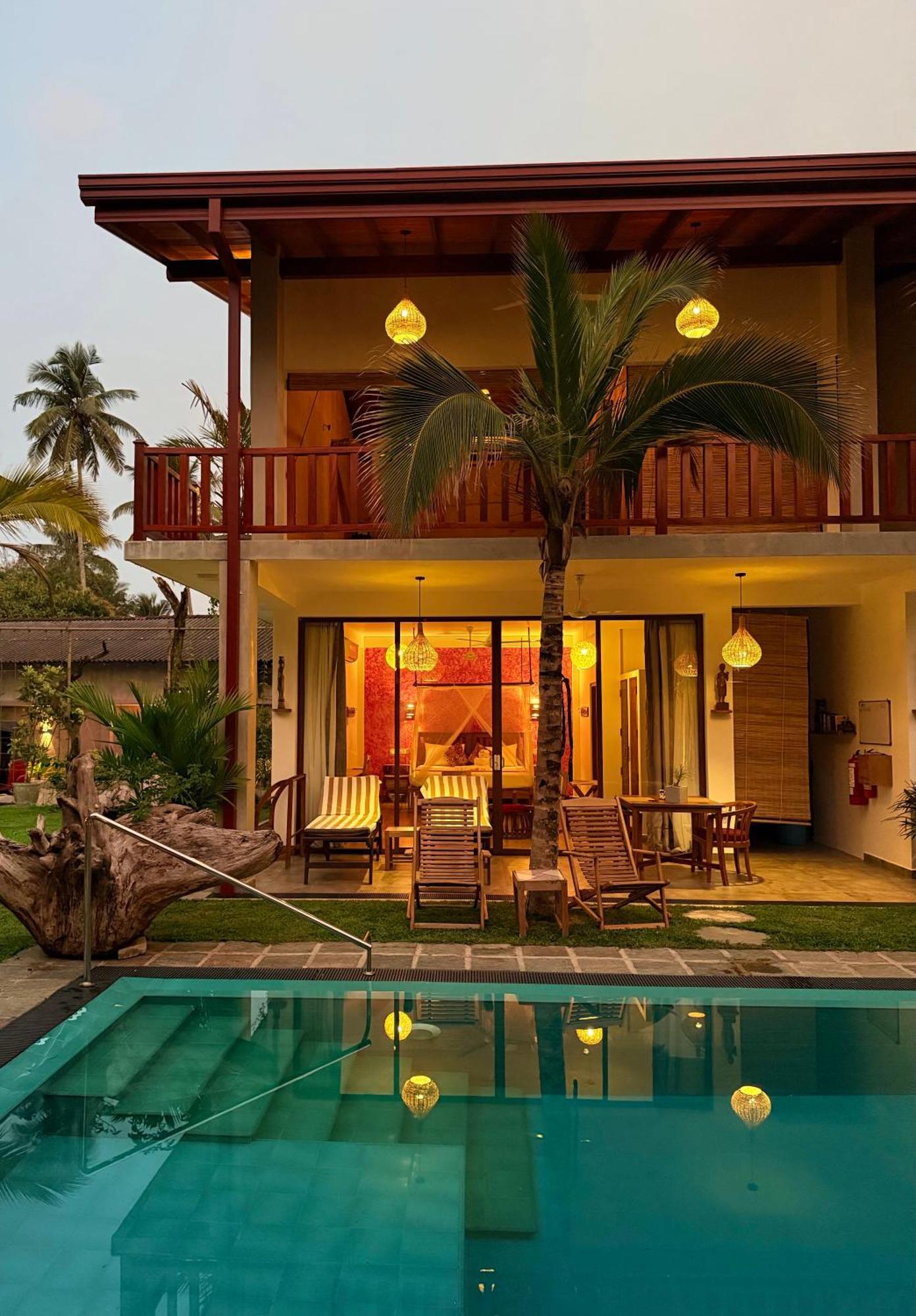Bed and Breakfast Sri Palms Kosgoda Exterior foto