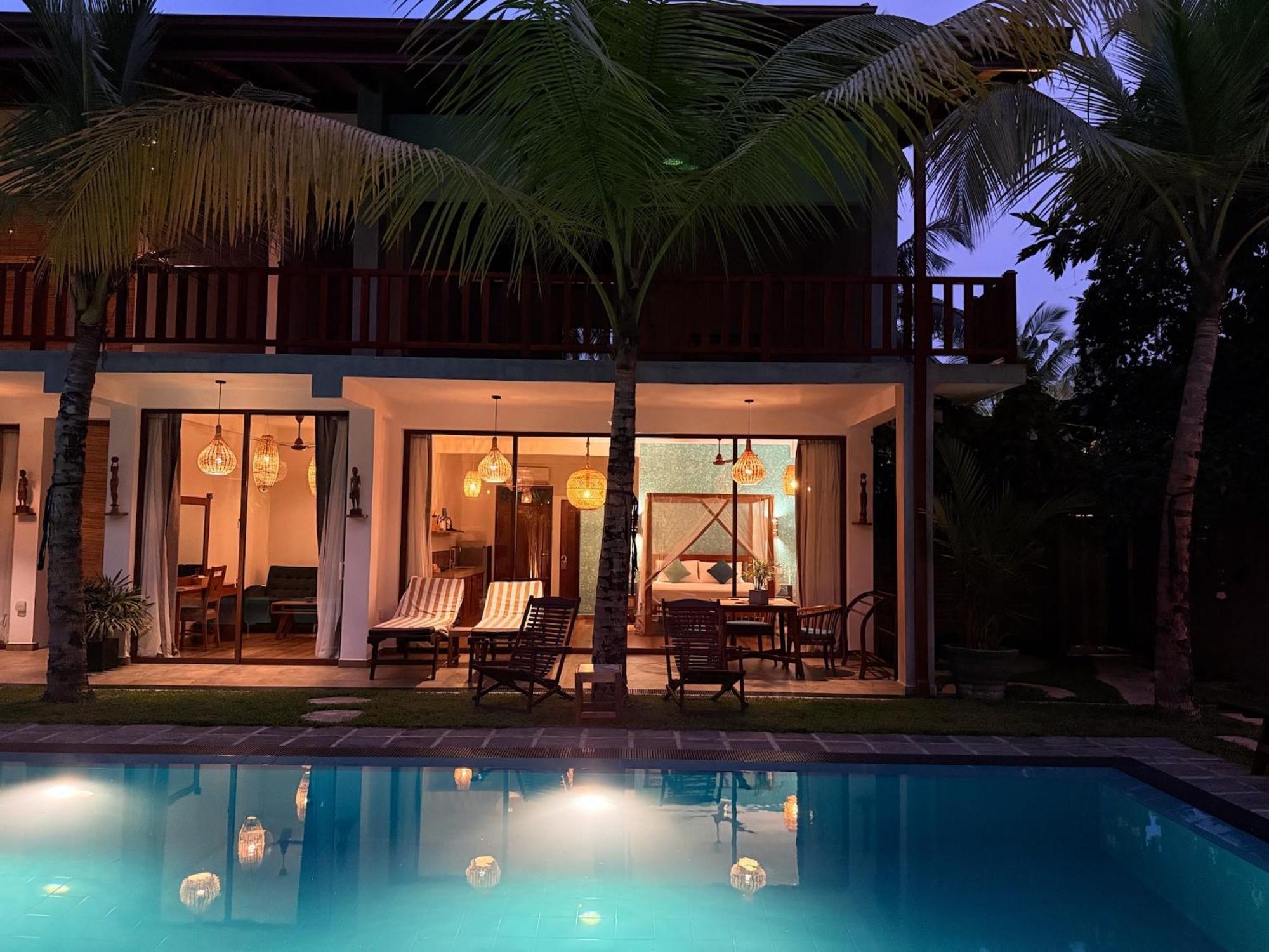 Bed and Breakfast Sri Palms Kosgoda Exterior foto