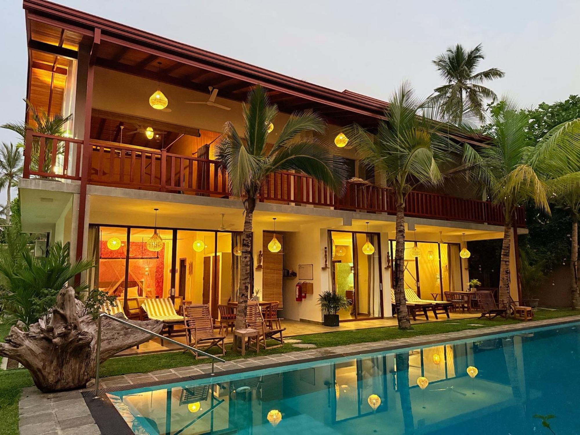 Bed and Breakfast Sri Palms Kosgoda Exterior foto